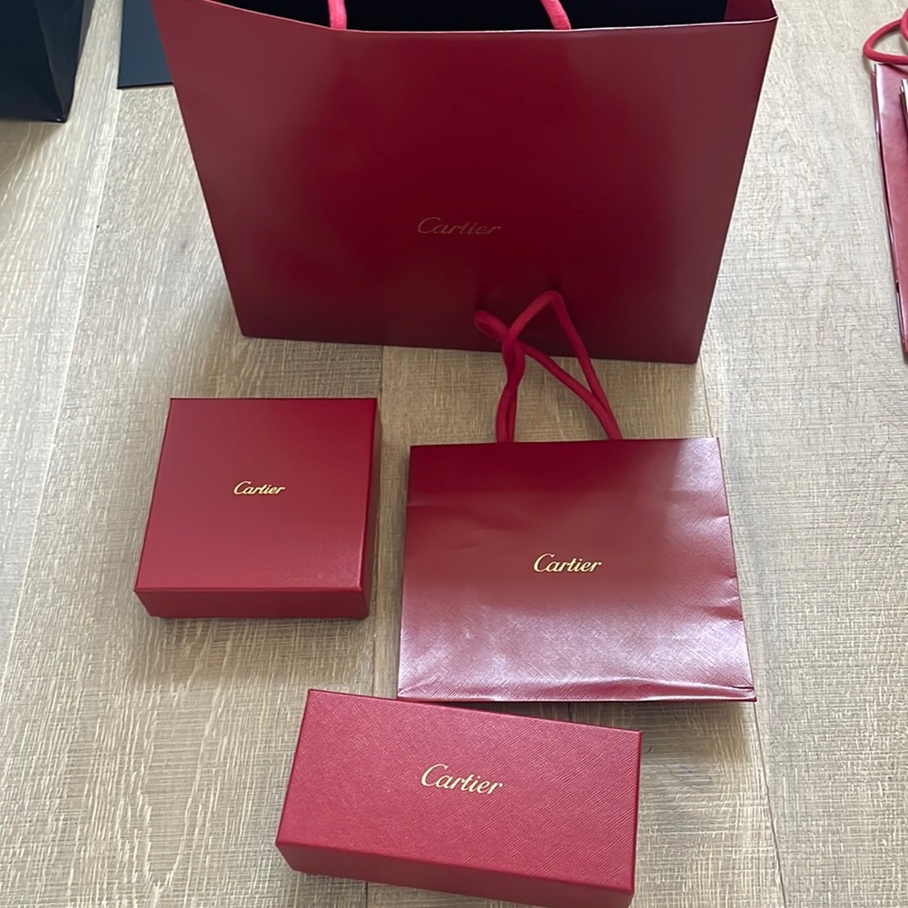 Cartier Boxes and Bags
